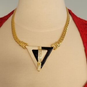 ❗️ Elegant Gold and Black Necklace  ❗️ VINTAGE  ❗️